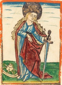 Saint Catherine, ca. 1480. av Unbekannt
