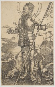 Saint George Stående kopi.n.d. av Unbekannt