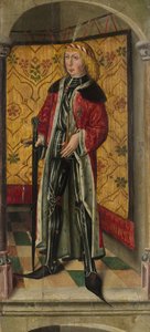 Saint George og Saint Sebastian, ca. 1480. av Unbekannt