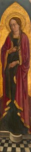 Saint Giustina av Padua fra en augustinsk altertavle, 145075. av Unbekannt