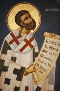 Saint Irene-ikonet Lyon Frankrike av Unbekannt