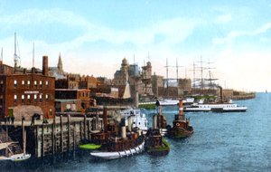Saint John havn, Saint John, New Brunswick, Canada, ca 1900-tallet av Unbekannt