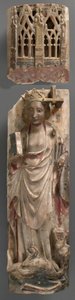 Saint Margaret of Antioch, britisk, 1400-tallet. av Unbekannt