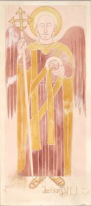 Saint Michael, A.D. 2nd-6th århundre. av Unbekannt