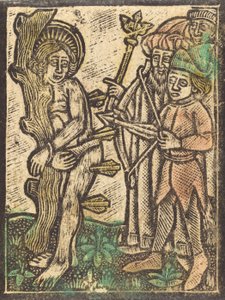 Saint Sebastian, ca. 1480. av Unbekannt