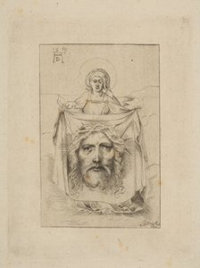 Saint Veronica med Sudarium, 1500-tallet. av Unbekannt