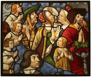 Hellige og tilbedere i tilbedelse, Frankrike, 151015. av Unbekannt