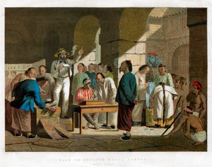 Salg av engelske varer, kanton, 1858 av Unbekannt