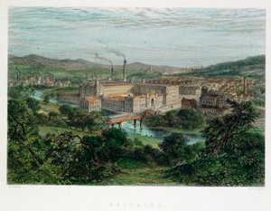Saltaire, Yorkshire, 1800-tallet av Unbekannt
