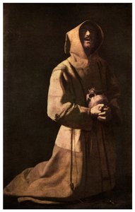 Hellighet: St Francis in Meditation, 1635-1639 1956 av Unbekannt