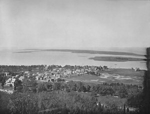 Sandy Hook, fra Highland Light, New Jersey, c1897. av Unbekannt