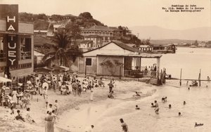 Santiago de Cuba. La Socapa badeplass, Cuba, ca 1900-tallet av Unbekannt