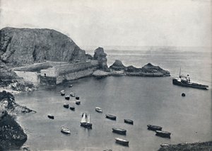 Sark-Creux havn, 1895 av Unbekannt