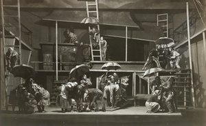 Scene fra The Witch av Abraham Goldfaden, State Jewish Chamber Theatre, Moskva, 1921. av Unbekannt