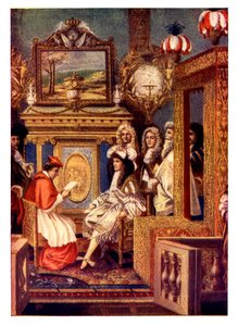 Scene fra en fransk domstol, 1800-tallet av Unbekannt