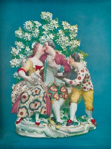 Scene fra den italienske komedien, c1770 av Unbekannt