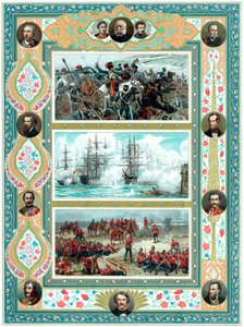 Scener fra britiske militære engasjementer, c1887 av Unbekannt