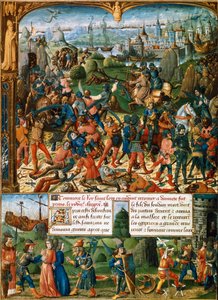 Scener fra det syvende korstoget, 1248-1254 1400-tallet av Unbekannt