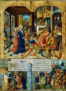 Scener fra det syvende korstoget, 1248-1254 1400-tallet av Unbekannt