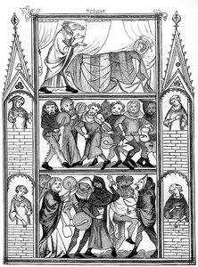Scener fra historien om Fauvel, 1400-tallet, 1870 av Unbekannt