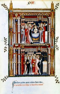 Scener fra livet til St Denis, Frankrikes skytshelgen, 3. århundre 1300-tallet av Unbekannt