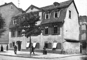 Schillers hus, tyske Athen, Tyskland, 1922 av Unbekannt