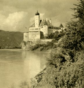 Schloss Schönbühel ved elven Donau, Nedre Østerrike, c1935. av Unbekannt