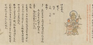Rull 9 av Collected Iconography Zuzosho: Ten Devas, 1200-tallet. av Unbekannt