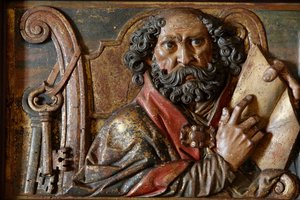 Skulptur i Mallorca katedral: Saint Peter, Palma, Spania av Unbekannt