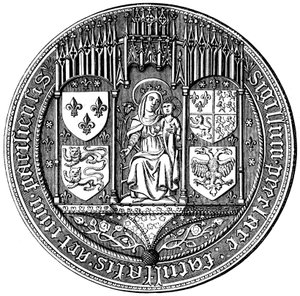 Seal of the Four Nations eller the Faculty of Arts, 1500-tallet 1849 av Unbekannt