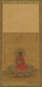 Sittende Luohan, 1500-1600-tallet. av Unbekannt