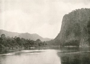 Second Defile på Irrawaddy River, nær Bhamo, 1900. av Unbekannt