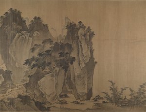 Andre halvdel av Ten Thousand Li av Yangzi-elven, slutten av 1400-tallet. av Unbekannt