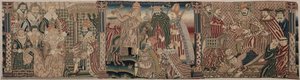 Deler av en brodert frise, 1625-1649. av Unbekannt