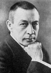 Sergei Rachmaninoff 1873–1943, russisk-amerikansk komponist, pianist og dirigent av Unbekannt