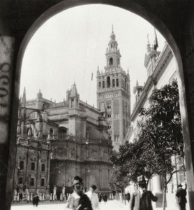 Sevilla katedral, Spania, 1900-tallet av Unbekannt