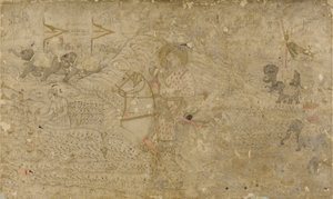 Shah Jahan og hans sønn Dara Shikoh Hunting, s. 1790. av Unbekannt