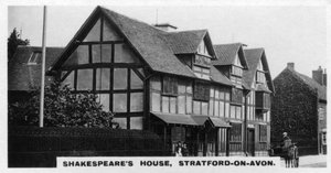 Shakespeares hus, Stratford-on-Avon, Warwickshire, ca 1920-tallet av Unbekannt
