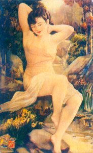 Shanghai reklameplakat, c1930-tallet av Unbekannt