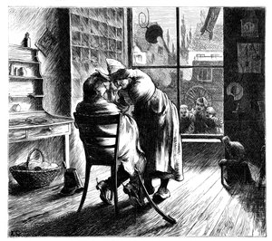 Barbering av fienden ved Montmirail, 1870 av Unbekannt