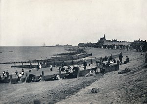 Sheerness - The Promenade and Beach, 1895 av Unbekannt
