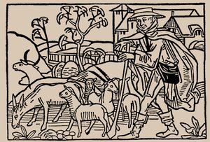 Hyrde. Fra menneskelivets speil av Rodericus Zamorensis, 1479 av Unbekannt