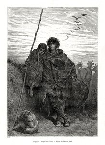 Shepherd of Alava, Spania, 1886 av Unbekannt