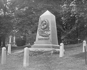 Sheridans Tomb, Arlington National Cemetery, Virginia, USA, c1900. av Unbekannt