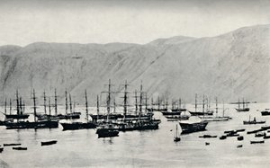 Skip som venter på last av nitrat ved Iquique, 1911 av Unbekannt