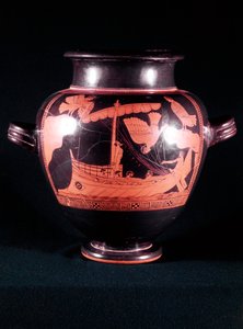 Skipet til Odysseus Ulysses, kongen av Ithaca av Unbekannt