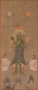 Shomen Kongo: The Blue-Faced Kongo, 1600-tallet. av Unbekannt