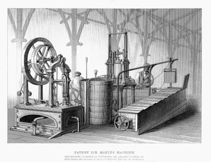 Siebe og Harrisons patent ismaskin, 1862 av Unbekannt