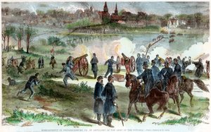 Beleiring av Fredericksburg, Virginia, amerikansk borgerkrig, c1864-c1865 av Unbekannt