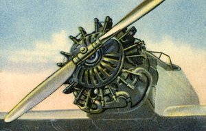 Siemens Sh 20 60 hestekrefter flymotor, 1932. av Unbekannt